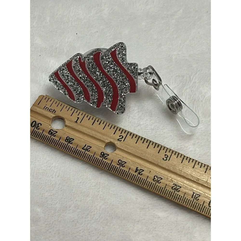 1pc Retractable Badge Reel Holder Clip ID Holder Lanyard‎ Key Tag Nurse Doctor